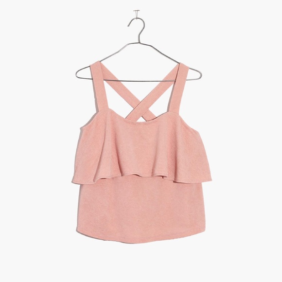 Madewell Texture & Thread Tiered Tank Top - Picture 4 of 5